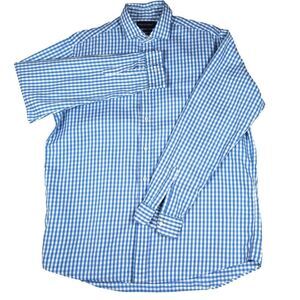 Polo Ralph Lauren Golf Long Sleeve Button Front Shirt Westerton Size L Blue